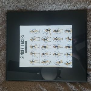 Framed Beyonce 'Single Ladies' Print